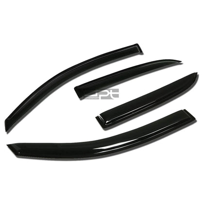 Set of 4 Smoke Tint Window Visors for Chevrolet Equinox/Torrent (2005–2009)
