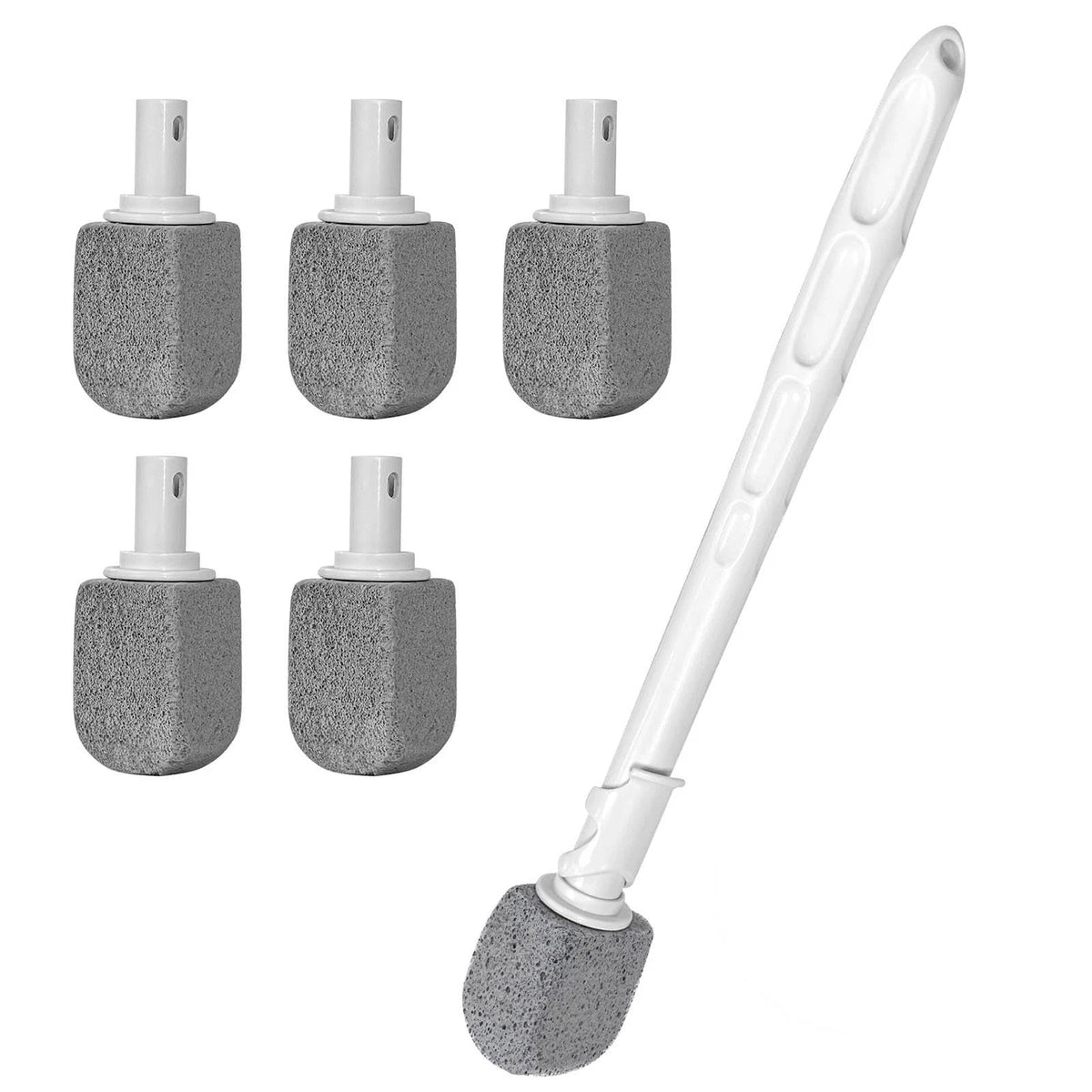 Toilet Bowl Cleaner Brush for Bathroom (Upgrade Pumice Stone)