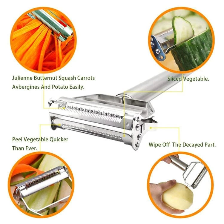 Stainless Steel Potato Peeler for Vegetable Grater and Fruit Slicer