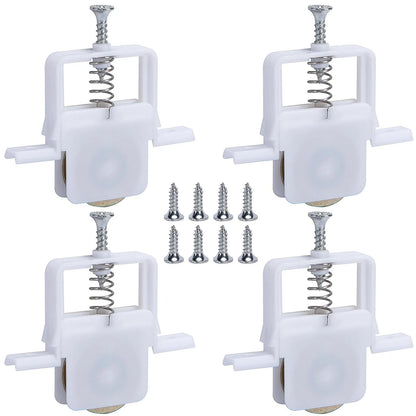 Set of 4 Screen Door Roller Wheels for Sliding Doors
