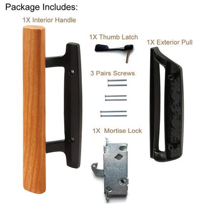 Sliding Glass Patio Door Handle Set for