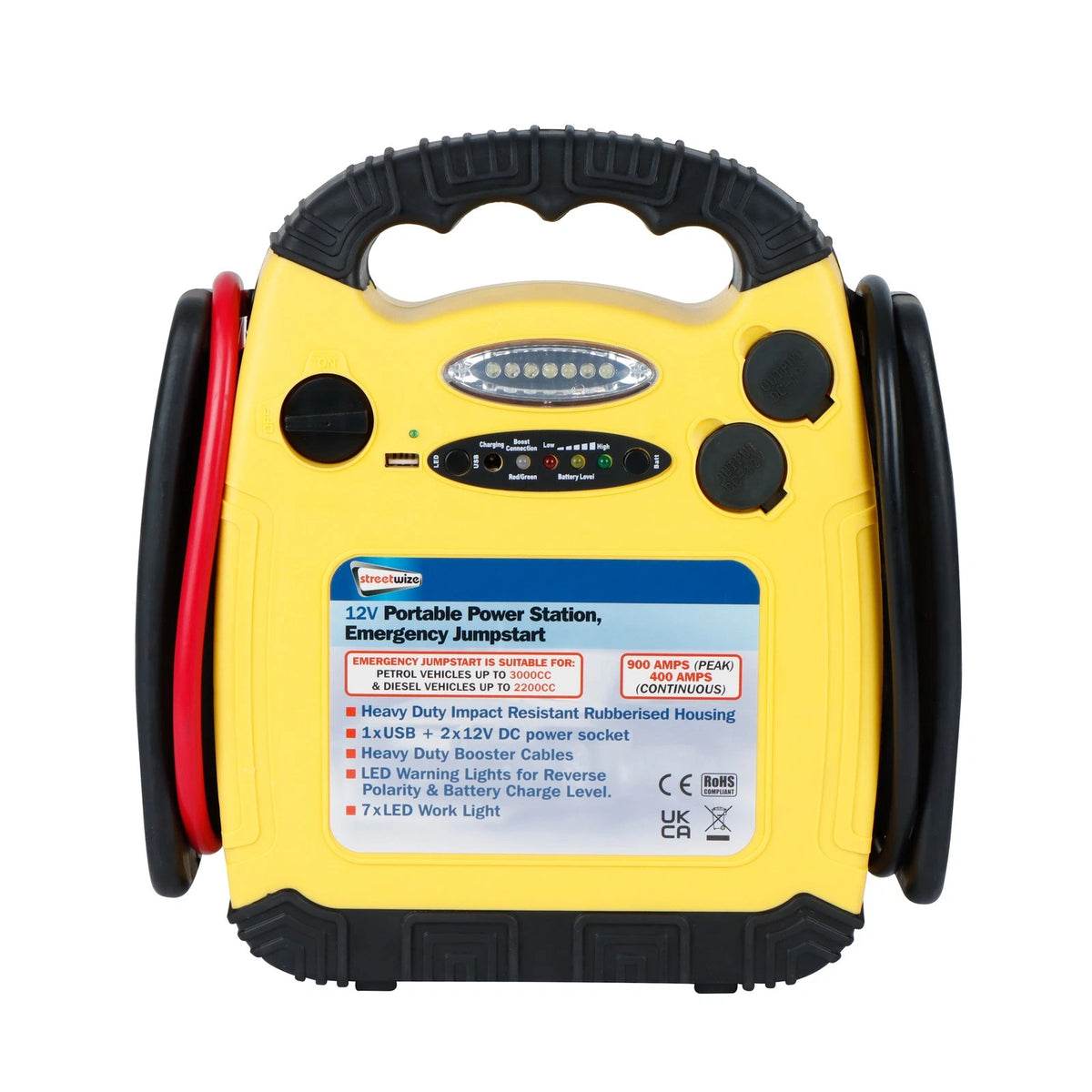 Streetwize Portable Power Pack 12V 900A Emergency Jump Start Booster SWPP2