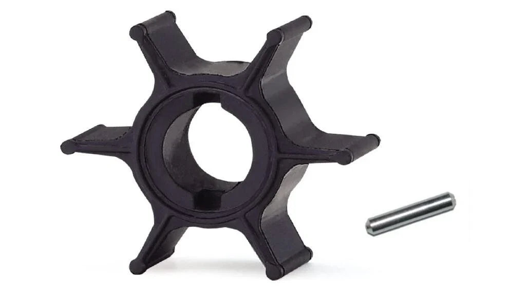 Water Pump Impeller with Pin for Suzuki Marine Outboard DF 2.5 HP (2000–2023) 17461-97JM0