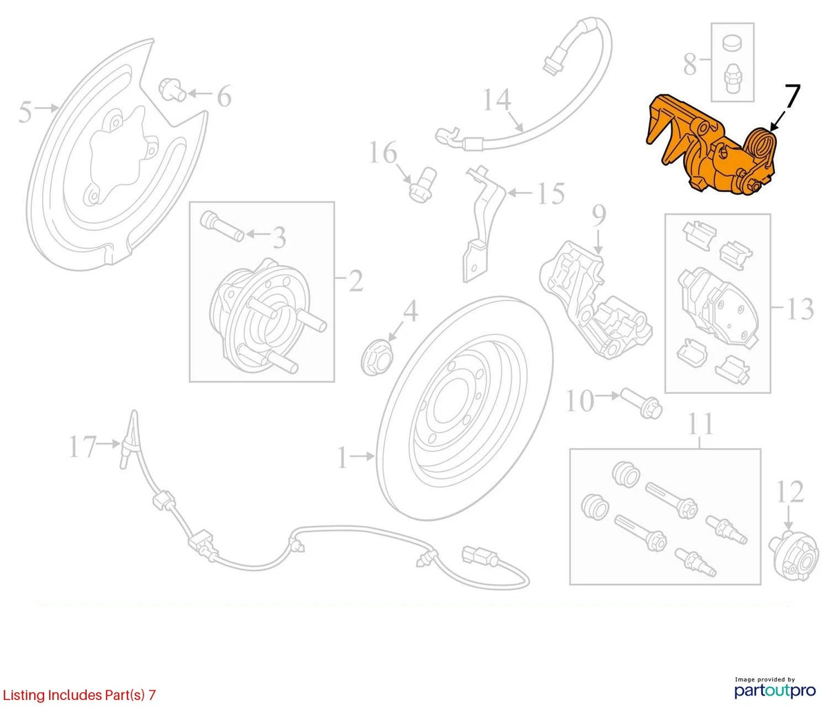 Housing for Ford Lincoln Edge MKX (2011–2015) DT4Z2552C