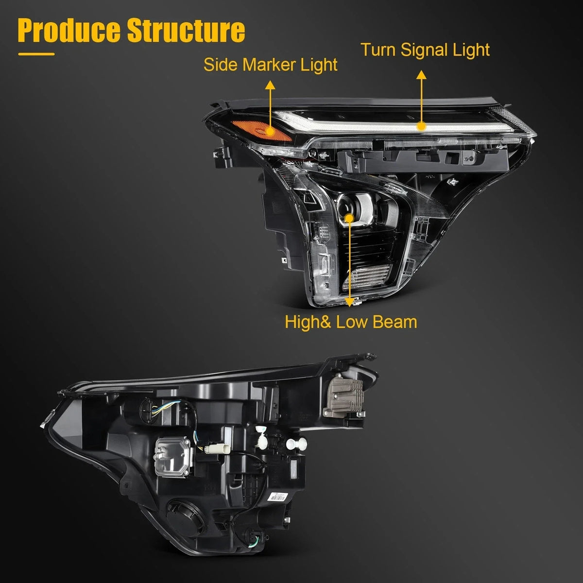 Right Side LED Headlight for Chevy Trax (2024–2025)