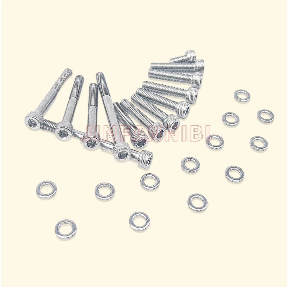 Engine Stainless Steel Bolt Screw Kit for Honda Sportrax 400 TRX400EX (1999–2008)