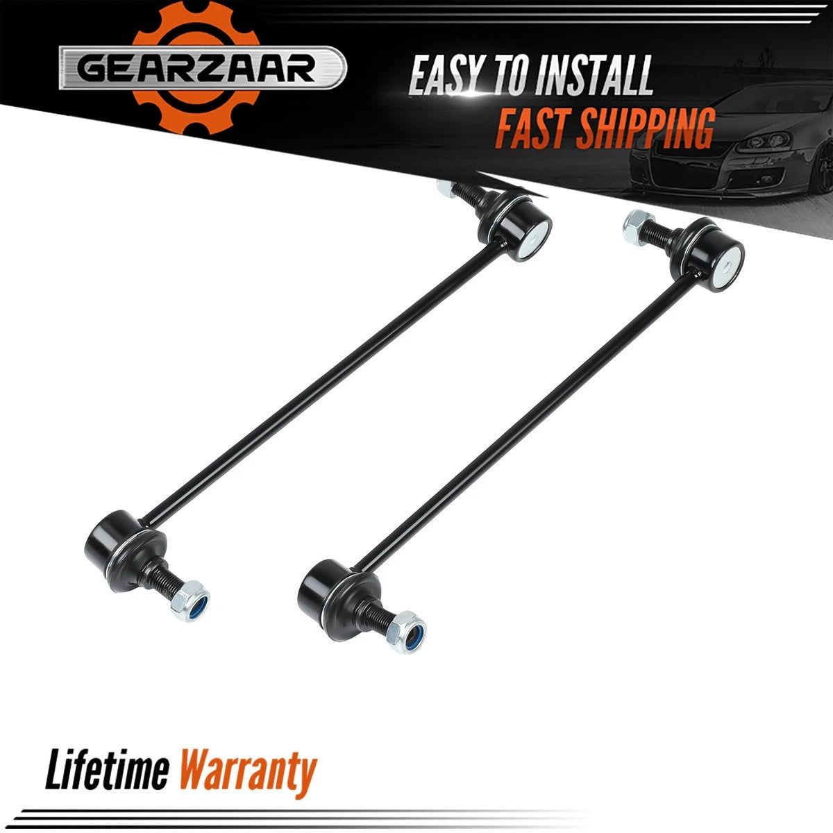 Set of 2 Front Sway Bar End Links for Pontiac Vibe Scion tC (2003–2009) K90433 K80230