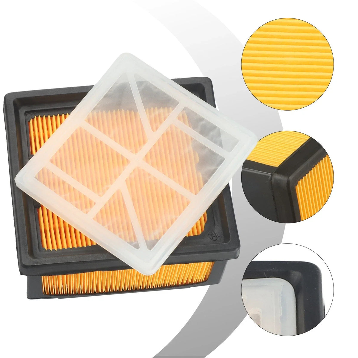 Air Filter for K760 K770 Shortcut Saw (Replaces 525470601, 525470602)
