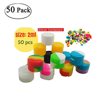 50Pcs Silicone Containers for Multi-Use (2ML)