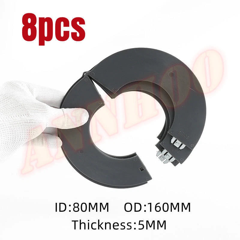 8pc Bucket Pin Shim 80mm 5mm Thickness for Excavator & Skid Steer