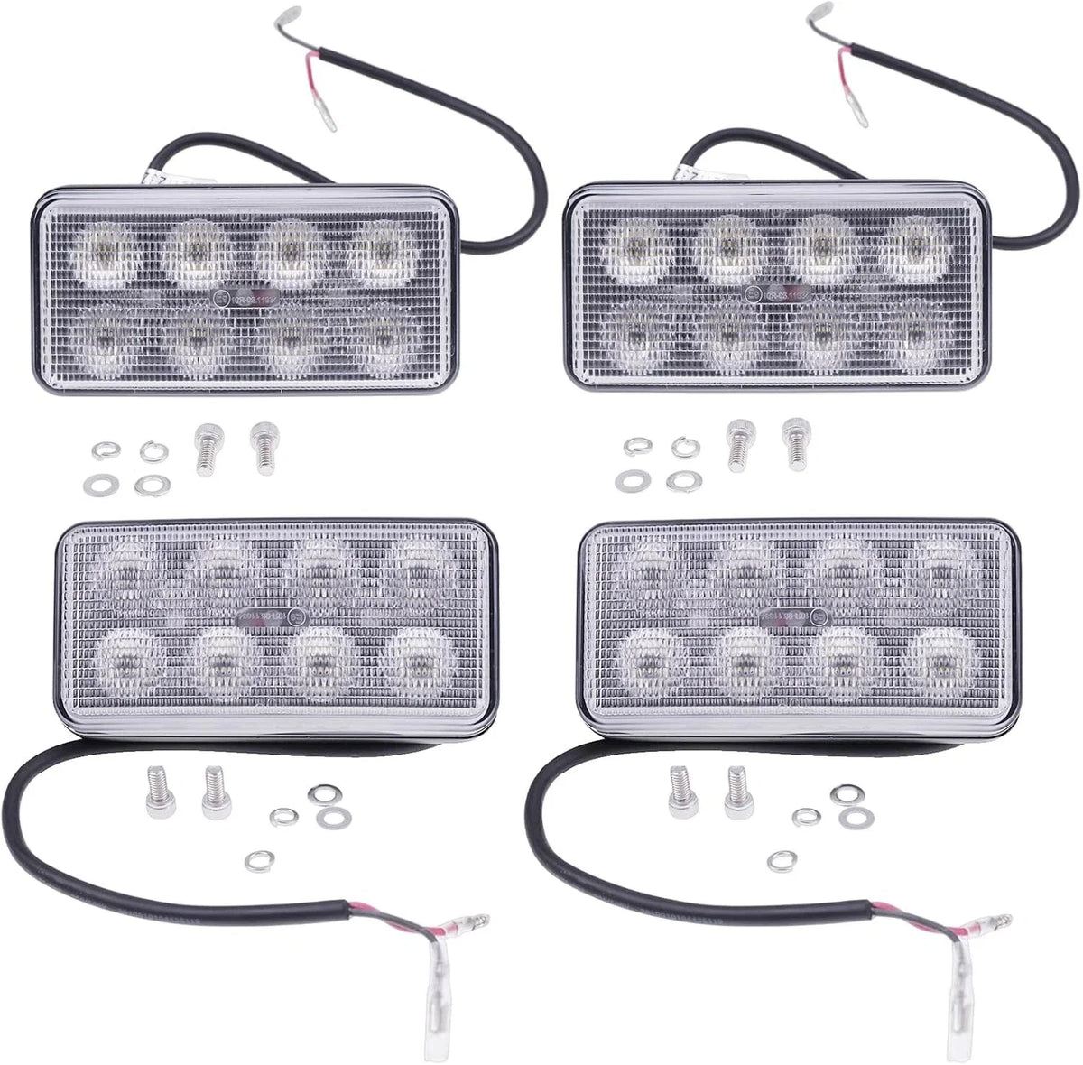 4X LED Work Light V0511-53510 for Kubota SVL65-2 SVL75-2 SVL90 (2015–2023)