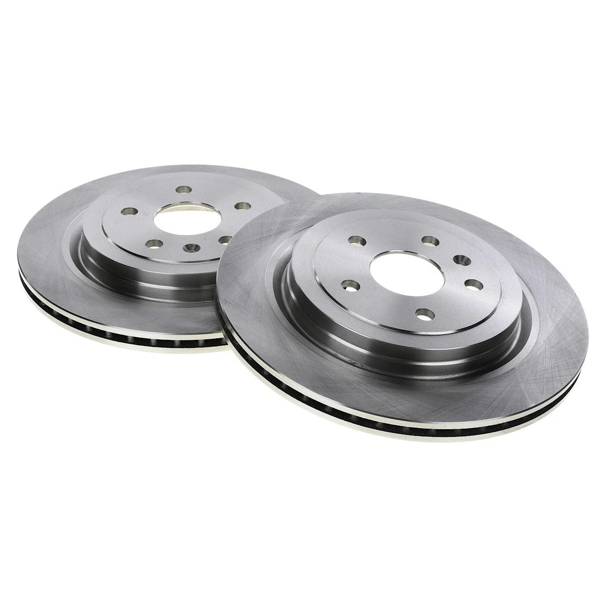 2X Brake Discs Rear for Cadillac CTS (2008–2014) 18053878, R55166, 12162107