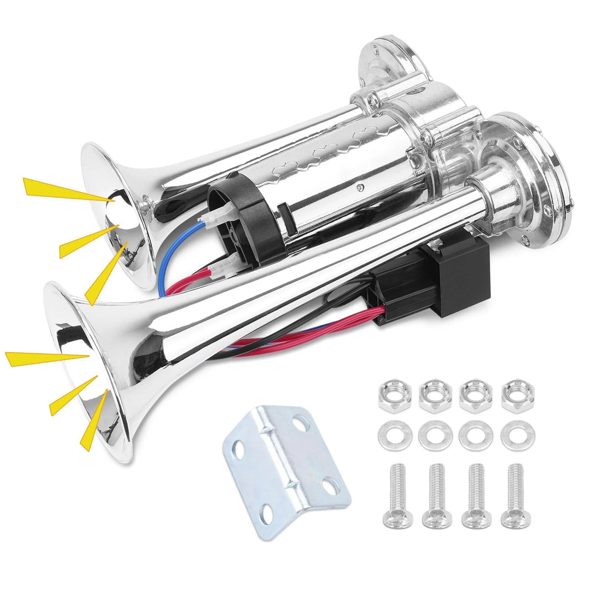 Dual Trumpet Air Horn for Universal Vehicles (12V)