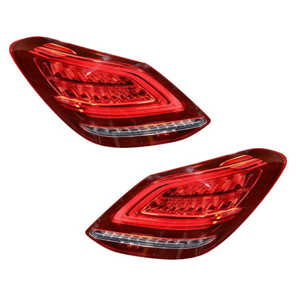 Set of 2 LED Tail Lamps for Mercedes Benz W205 C-Class (2019–2021) BCK97955K