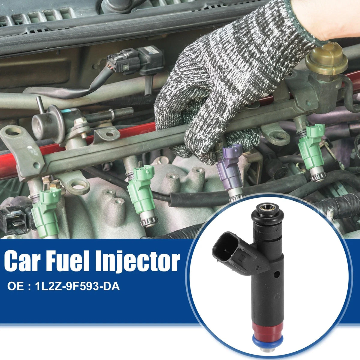 8 Pcs Fuel Injector Nozzle for Ford Explorer 4.6L V8 (2002–2004) No. 1L2Z-9F593-DA