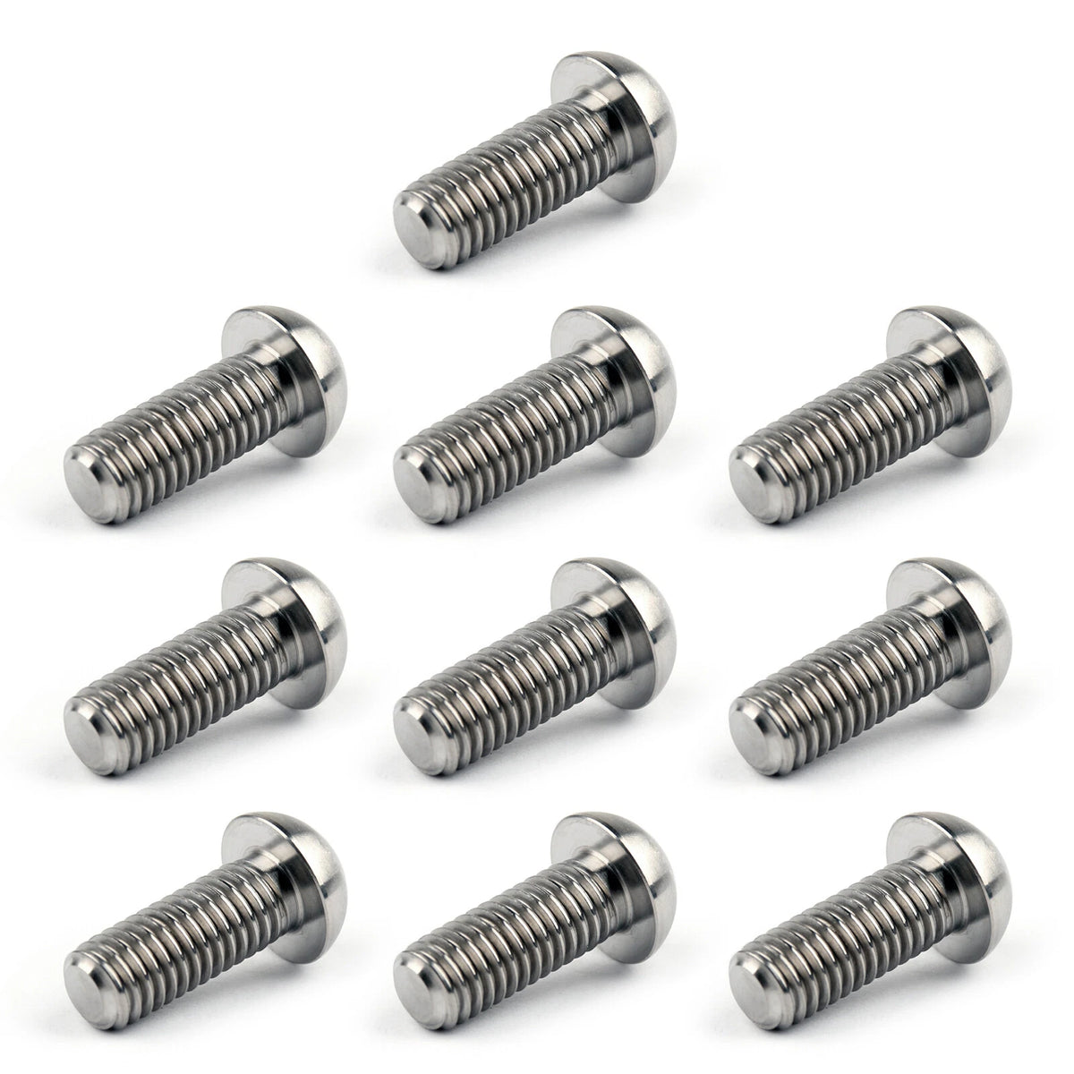 10x M8x20mm T40 Disc Brake Rotor Bolt for Ducati Multistrada 1200 (2010–2019) M525-A022-TI-10PC