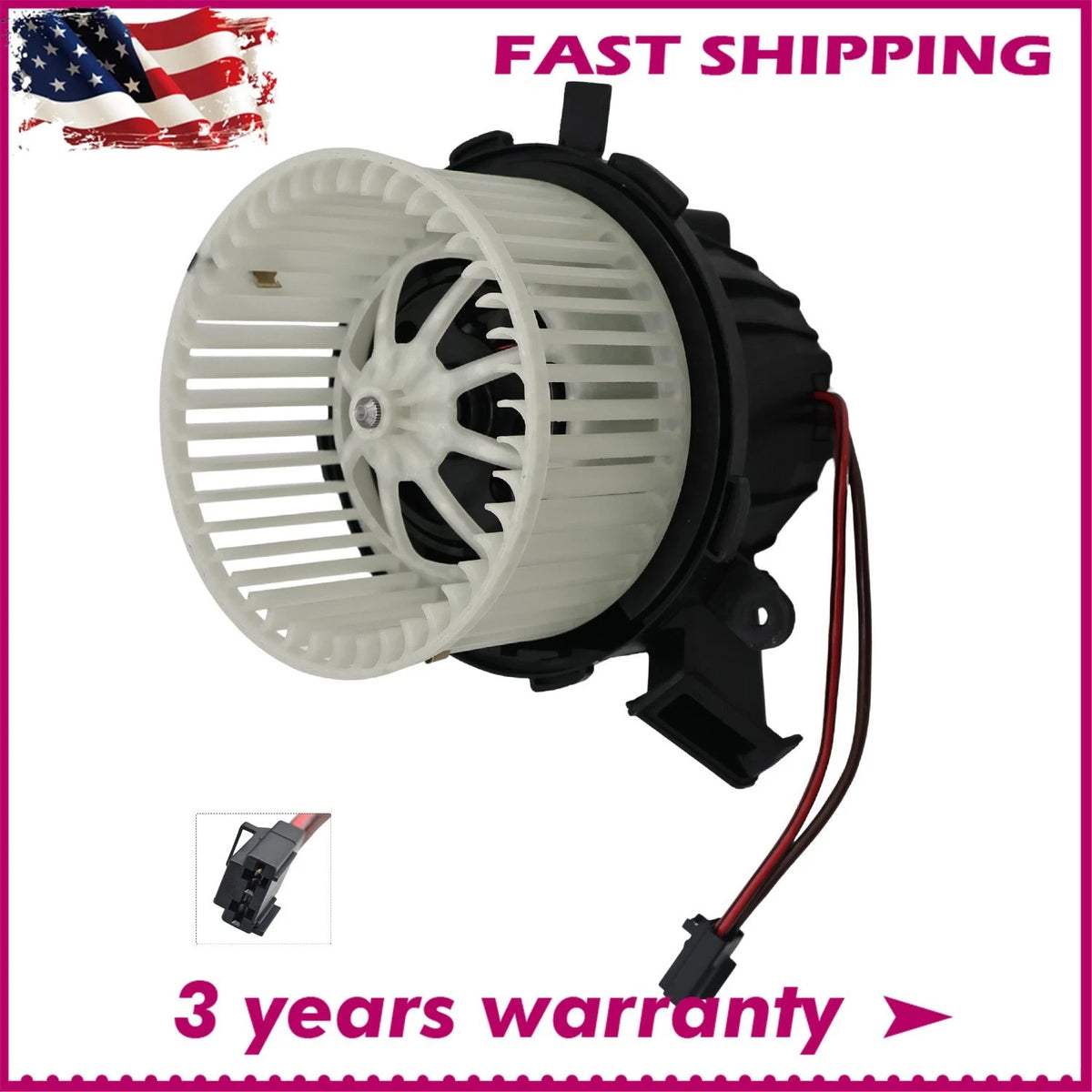 HVAC Blower Motor w/ Fan for Audi A4 A5 Q5 S4 S5 SQ5 (2013–2017) 700301 8T1820021