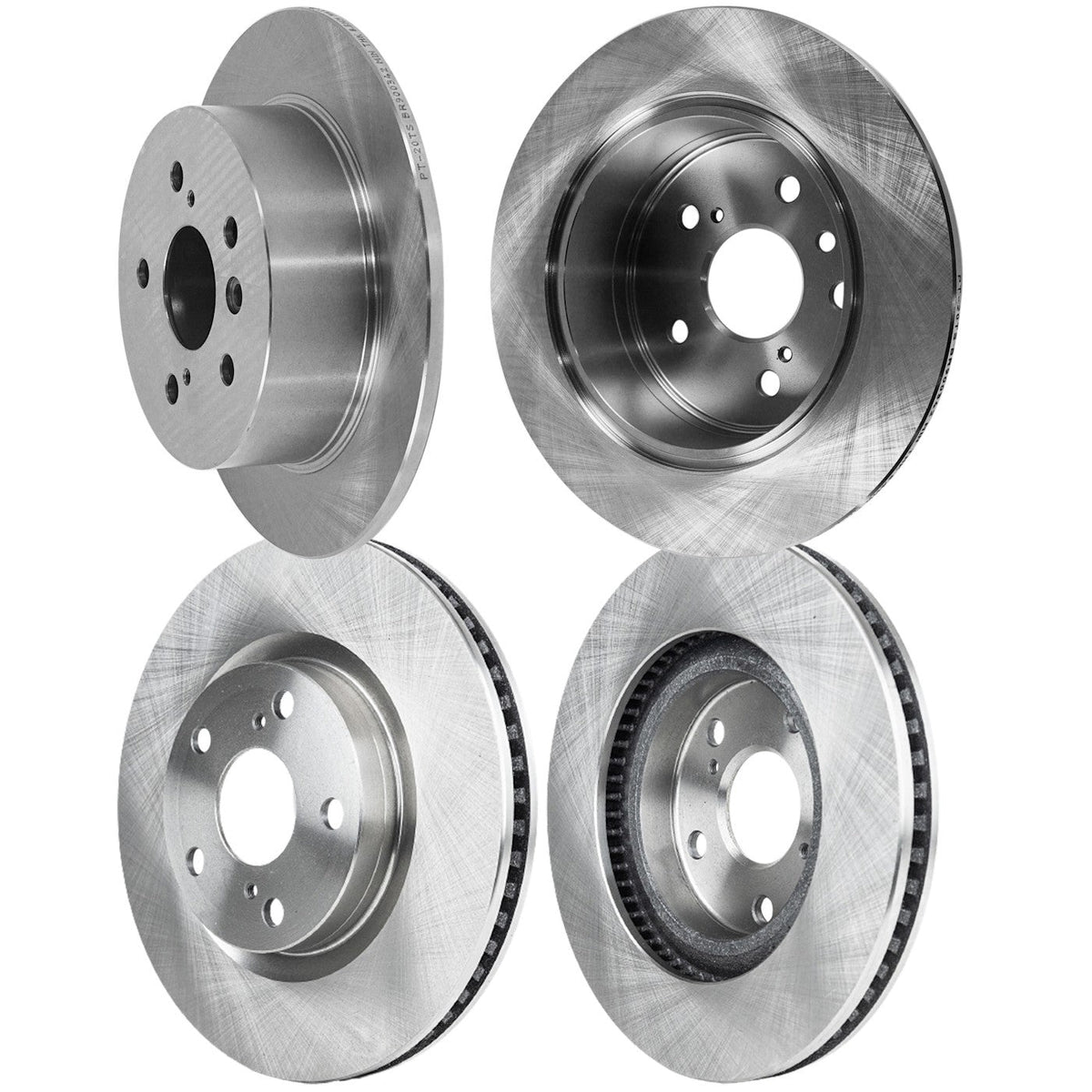 Set of 4 Brake Disc Rotors for Lexus ES350, Toyota Avalon, Camry