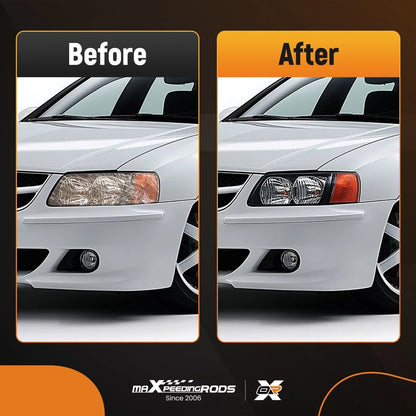 2X Headlight Lens Cover for Audi A6 C7 (2011–2015) 4G0941043E