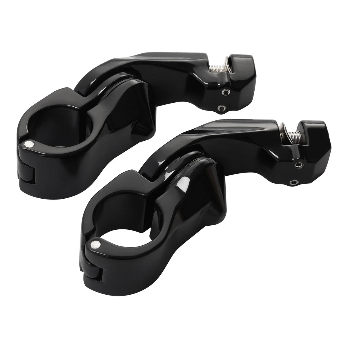 Engine Guards Short Angled Highway Footpegs for Harley (Fits 1-1/4'' 32mm)