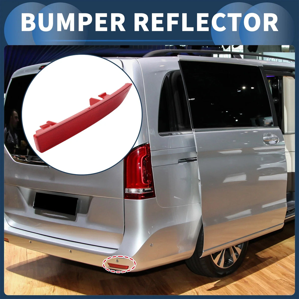 Bumper Reflector No.A4478260140 for Mercedes Benz Vito W447 (2014–2023)