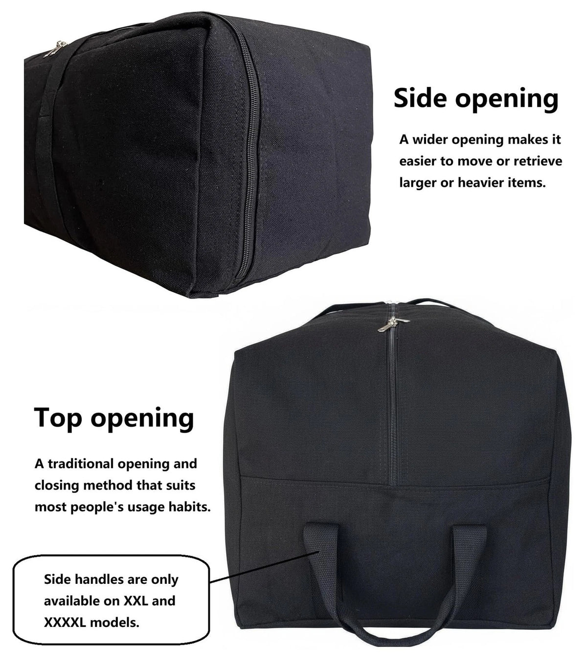 Extra Large Canvas Travel Duffle Bag for Army Green