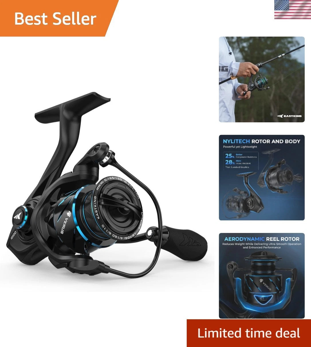 Featherlight Verus Fishing Reel for Fishing (2010–2023)