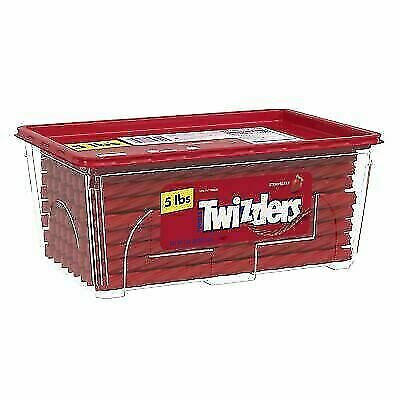 5 Pound Licorice Candy for Halloween - Strawberry Flavor