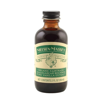 Nielsen-Massey Organic Fairtrade Madagascar Bourbon Pure Vanilla 2 Fl Oz
