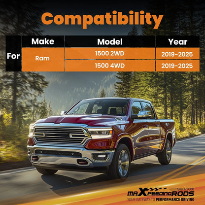 Front 2" Lift Leveling Struts for Ram 1500 2WD/4WD (2019–2025)