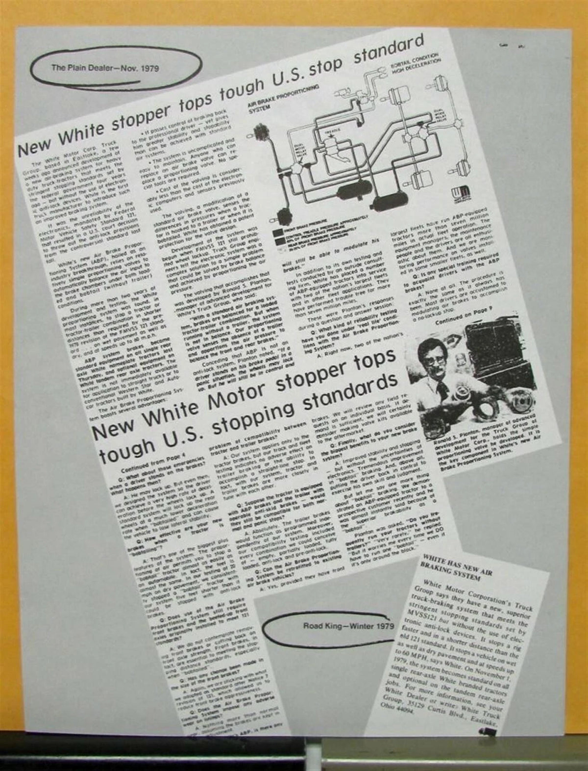 Air Brake Magazine Articles for White Trucks (1980)