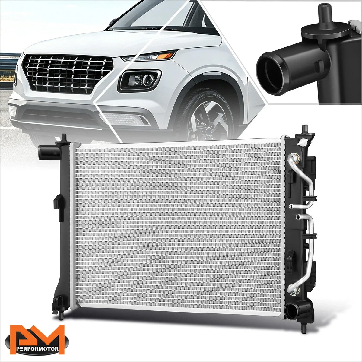 Full Aluminum Core Radiator for Hyundai Venue (2020–2026) DPI-13890