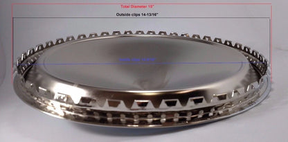 Chrome Hubcaps Set of 4 for 1957 Plymouth 15 Inch Hot Rod Custom