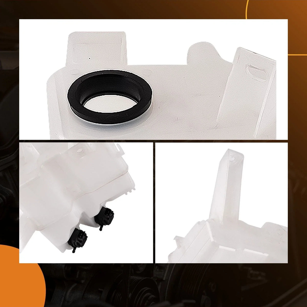 Washer Fluid Reservoir with Pump for Toyota Prius (2010–2015)