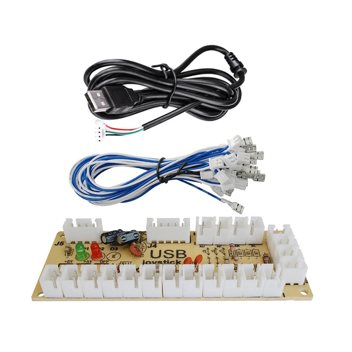 Zero Delay Arcade USB Encoder Board for Joystick (Mame Jamma PC)