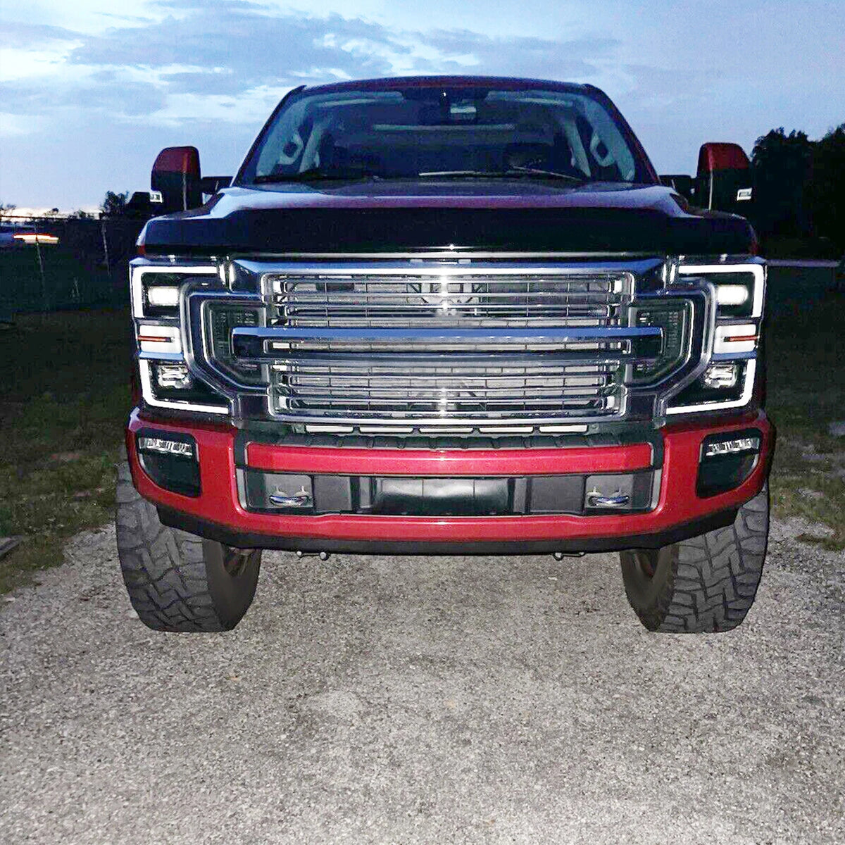 Lower Deflector Valance Panel for Ford F250 F350 F450 Super Duty (2020–2022) - CON-A000000158, LC3Z-17626-CA, LC3Z17626CA