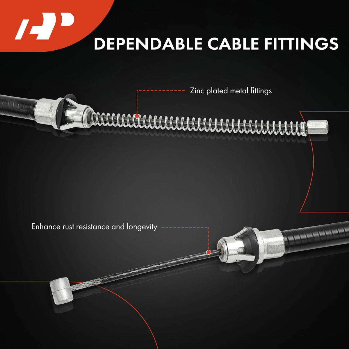 Parking Brake Cable for Ford Windstar (1999–2003) 1F2Z2A635AB, XF2Z2A635AB, YF2Z2A635AB, C95717