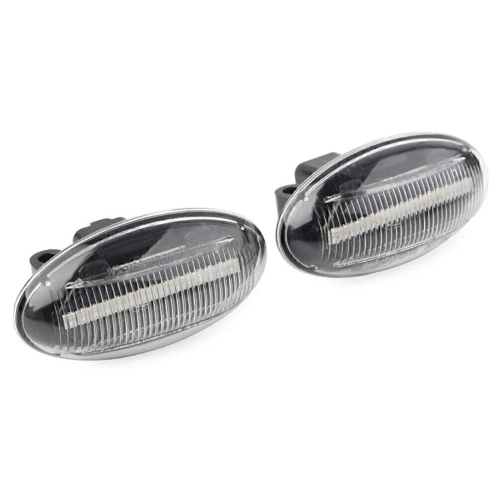 Clear LED Dynamic Signal Side Marker Light for Peugeot 307, 206, 607 (2001–2014)