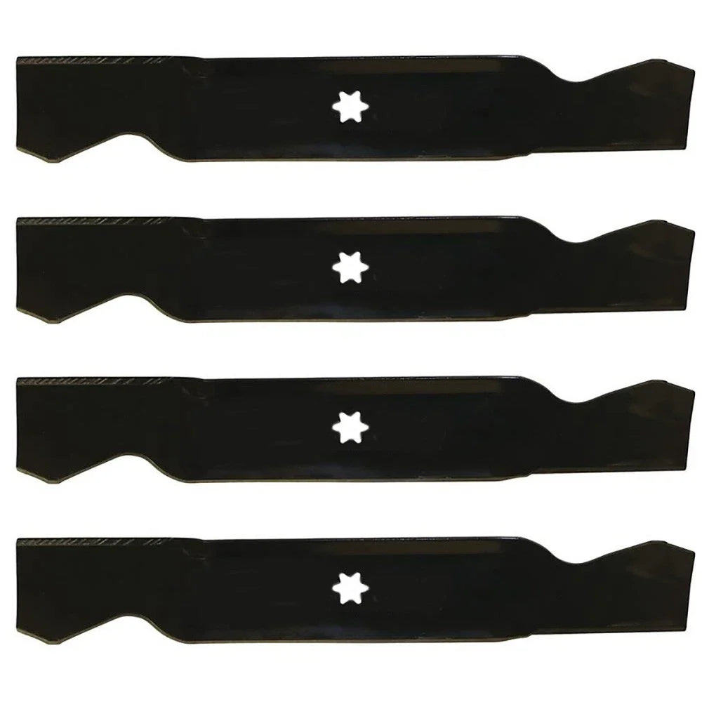 Set of 4 Blades for Cub Cadet MTD 38" Deck (742-0610, 942-0610, 742-0610A, 942-0610A)