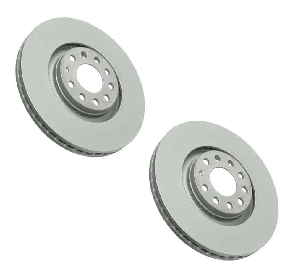 Set of 2 Zimmermann Front Brake Rotors for Audi VW (320mm)