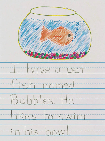 500 Sheets Newsprint Handwriting Paper for Storytelling