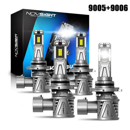 NOVSIGHT LED Headlight Bulbs Kit for - 60W 15000LM 6500K
