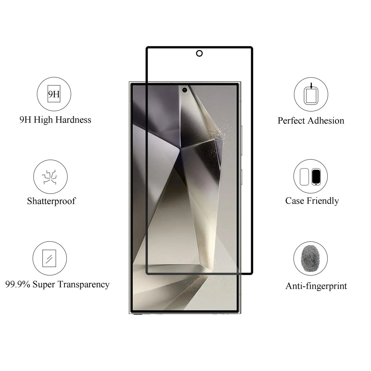 Glass Screen Protector for Galaxy S24 Ultra (2023)