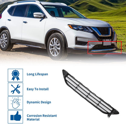 Front Lower Hood Bumper Grille Grill for Nissan Rogue (2016–2020) No.622546FL0A