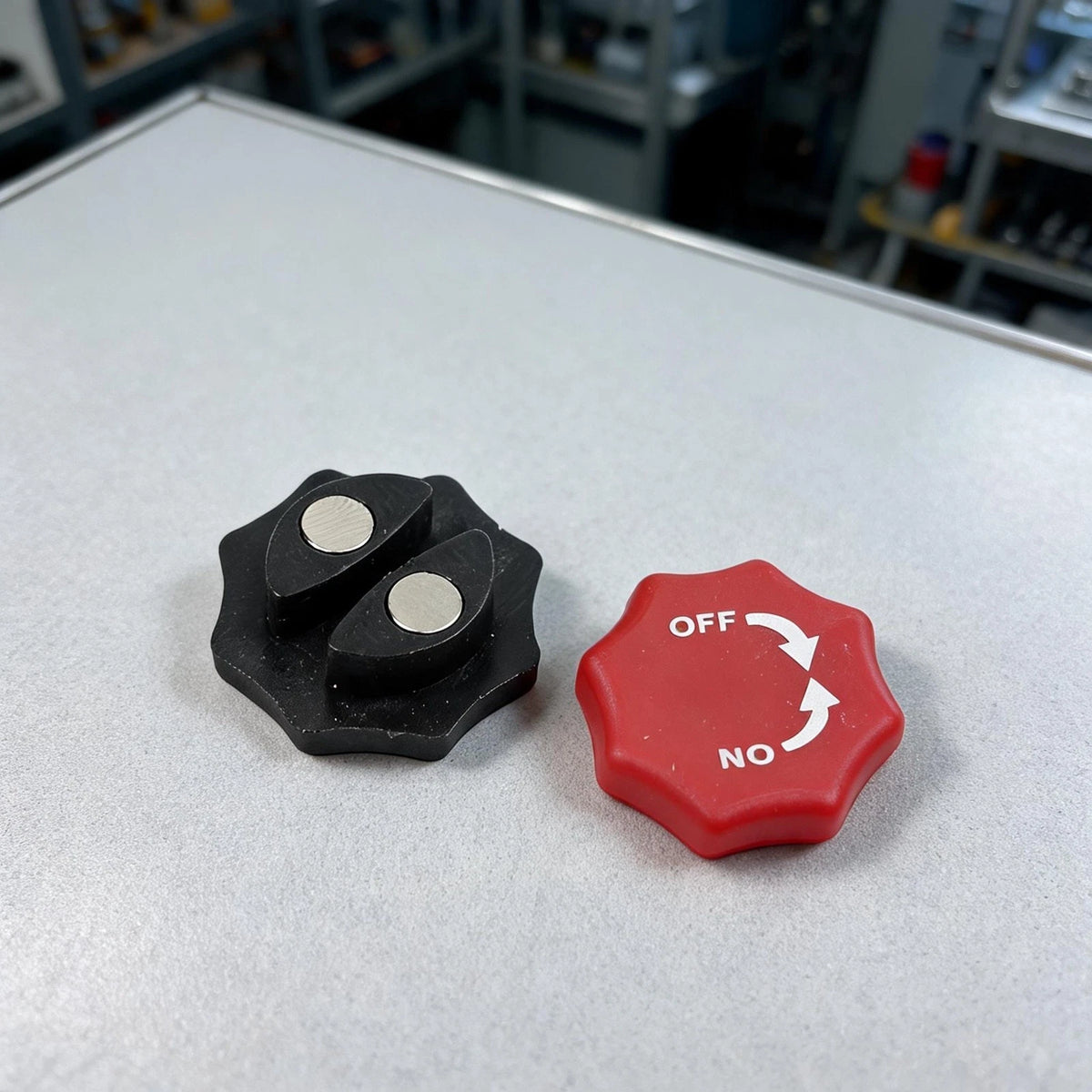 2X Magnetic Reversible Ratchet Knob Set for Universal Fit (CNC Machined)