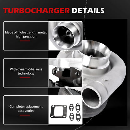 T76 Turbocharger for Universal Turbocharger (600HP, T4 Flange)
