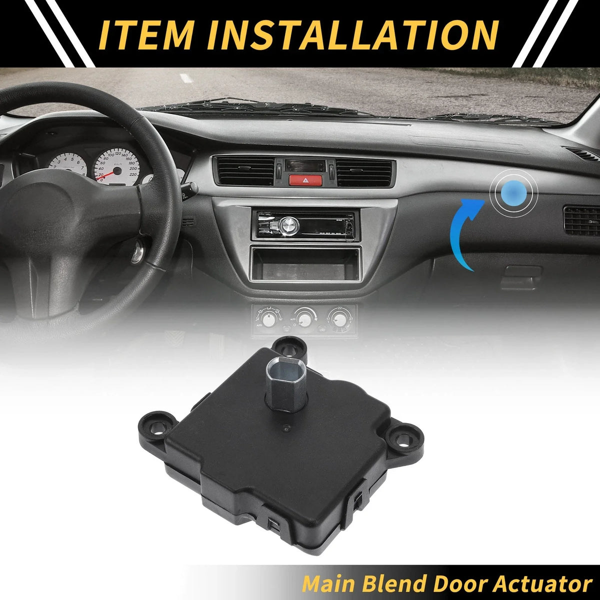 HVAC Air Door Actuator Heater Blend for Dodge Ram 1500 (1999–2001) No.604018
