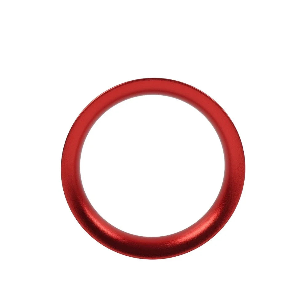 Push Button Ring Trim for Mazda 3 Axela 6 Atenza CX-5 (2014–2020) - Red