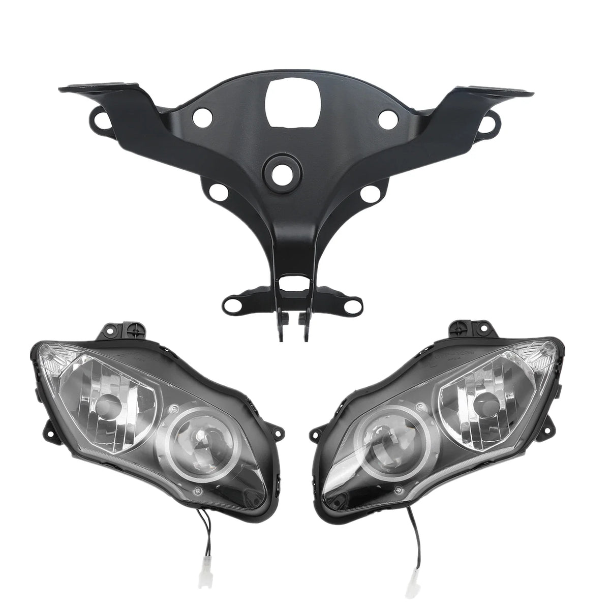 Headlight Assembly & Upper Fairing Stay Bracket for Yamaha YZF R1 (2007–2008)