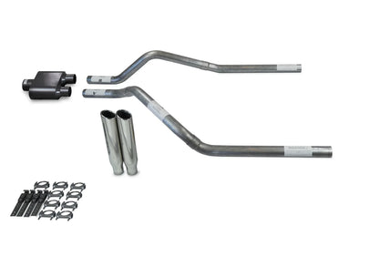 Dual Exhaust Kit for Chevy Blazer (1995–1999) - 2.5" with Muffler & Tips